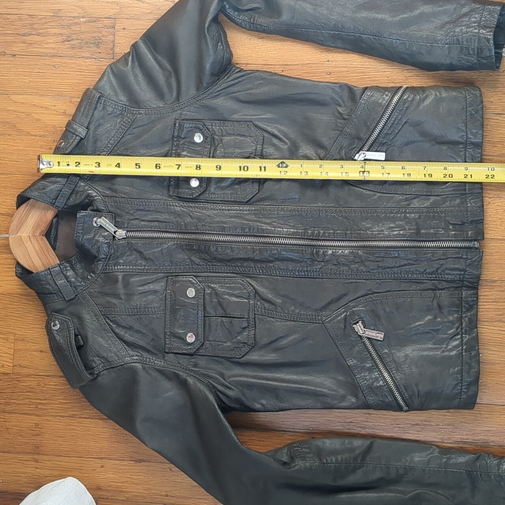 Michael Kors Leather Moto S